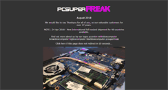 Desktop Screenshot of pcsuperfreak.com