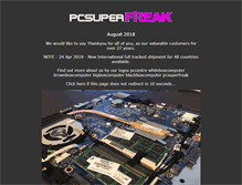 Tablet Screenshot of pcsuperfreak.com